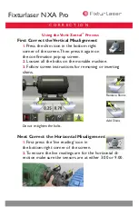 Preview for 8 page of Fixturlaser NXA Pro Quick Tips