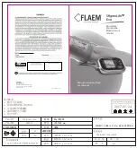 Flaem SfigmoLife Evo User Manual preview