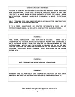 Preview for 2 page of Flagro FVN-400 Operating Instructions Manual