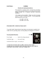 Preview for 6 page of Flagro FVN-400 Operating Instructions Manual