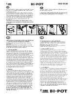 Preview for 2 page of FLAMMA BI-POT 1513 Operating Instructions