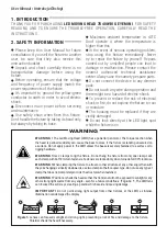 Preview for 2 page of Flash 7X40W BIG EYE PRO User Manual