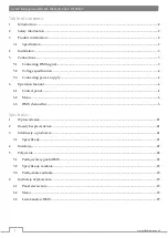 Preview for 2 page of Flash F7100102 User Manual