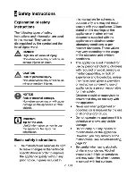 Preview for 8 page of Flavel FLS 61 F User And Installation Manual