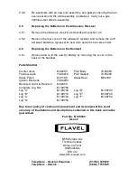 Preview for 32 page of Flavel Rocco FBFL**RN3 Installation And Maintenance Instructions Manual