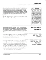 Preview for 105 page of Fleetwood 1999 PaceArrow Vision Manual