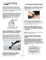 Preview for 2 page of Fleetworks FLTW-7632 Installation Instructions