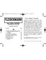 Fleischmann TURN-CONTROL Operating Instructions Manual preview