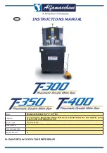 FLETCHER Alfamacchine T-300 Instruction Manual preview