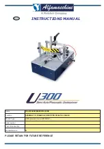 FLETCHER Alfamacchine U300 Instruction Manual preview