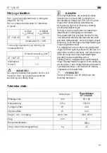 Preview for 61 page of Flex ST 1005 VE Operating Instructions Manual