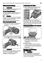 Preview for 9 page of Flex XCE 8 125 18.0-EC Operating Instructions Manual