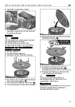 Preview for 13 page of Flex XCE 8 125 18.0-EC Operating Instructions Manual