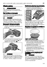 Preview for 139 page of Flex XCE 8 125 18.0-EC Operating Instructions Manual