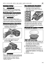 Preview for 163 page of Flex XCE 8 125 18.0-EC Operating Instructions Manual