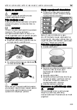 Preview for 209 page of Flex XCE 8 125 18.0-EC Operating Instructions Manual