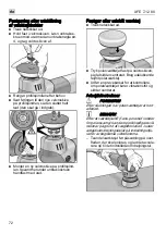 Preview for 72 page of Flex XFE 7-12 80 Original Operating Instructions