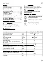 Preview for 209 page of Flex XFE 7-12 80 Original Operating Instructions