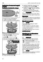 Preview for 40 page of Flex XFE 7-15 125 Operating Instructions Manual