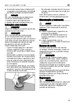 Preview for 59 page of Flex XFE 7-15 125 Operating Instructions Manual