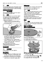 Preview for 95 page of Flex XFE 7-15 125 Operating Instructions Manual