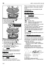 Preview for 104 page of Flex XFE 7-15 125 Operating Instructions Manual