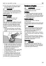 Preview for 185 page of Flex XFE 7-15 125 Operating Instructions Manual