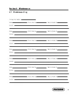 Preview for 19 page of Flexco U-Type Secondary Cleaner Installation, Operation And Maintenance Manual