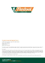 Preview for 36 page of Flextool TUFFTRUK EB500 Operating Instructions Manual