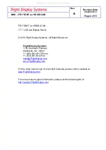 Preview for 2 page of Flight Display Systems FD171DMT Installation And Operation Manual