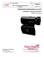 Preview for 1 page of Flight Display Systems FD600CAM-2 Installation And Operation Manual