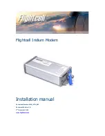 Flightcell Iridium Installation Manual preview