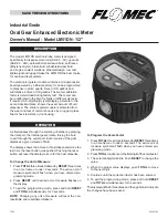 Preview for 1 page of Flomec LM51DN Owner'S Manual