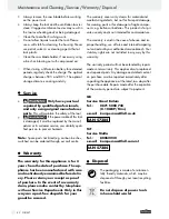 Preview for 42 page of FLORABEST FAAS 10.8 A1 Operation And Safety Notes