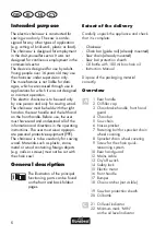 Preview for 6 page of FLORABEST FKS 2200 G4 Translation Of The Original Instructions