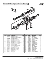 Preview for 7 page of Florida Pneumatic Universal Tool UT8728 General Safety Information & Replacement Parts