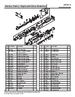 Preview for 10 page of Florida Pneumatic Universal Tool UT8728 General Safety Information & Replacement Parts