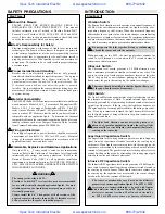 Preview for 4 page of FlowLine Switch-Tek LO10 Series Owner'S Manual