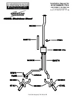 Preview for 4 page of Flowmaster AMERICAN THUNDER 817725 Installation Instructions Manual