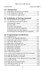 Preview for 3 page of Flowmetrics 922-MFC Installation And Operating Instructions Manual