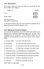 Preview for 47 page of Flowmetrics 922-MFC Installation And Operating Instructions Manual