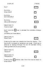 Preview for 49 page of Flowmetrics 922-MFC Installation And Operating Instructions Manual