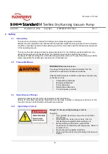 Preview for 12 page of Flowserve SIHI dry Standard H Series Instruction & Operation Manual