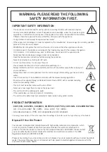 Preview for 2 page of fluidra Certikin CUV110N Installation And Operating Manual