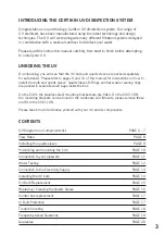 Preview for 3 page of fluidra Certikin CUV110N Installation And Operating Manual