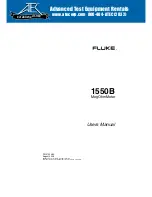 Fluke 1550B User Manual preview