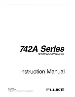 Fluke 742A-1 Instruction Manual preview