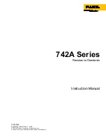 Fluke 742A Series Instruction Manual preview