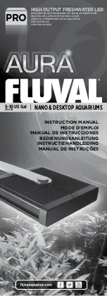 Fluval AURA DESKTOP PRO Instruction Manual preview