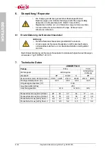 Preview for 8 page of Flux COMBIFLUX FP 314 PVDF Original Operating Instructions